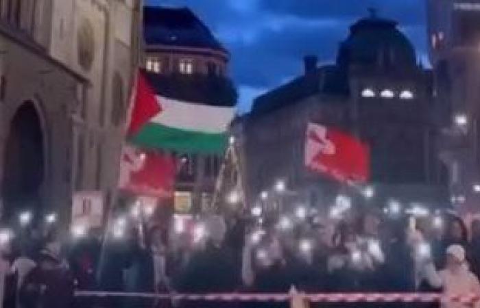 الأخبار العالمية : مظاهرات فى فيينا تضامنا مع الشعب الفلسطينى ضد العدوان الإسرائيلى.. فيديو