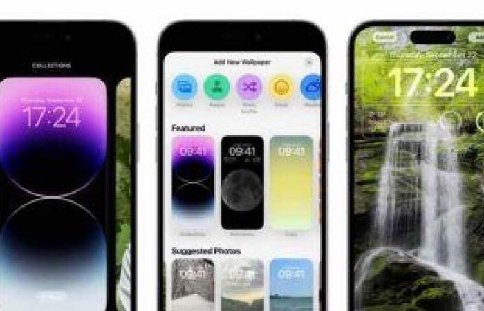 أخبار التكنولوجيا : طريقة اختيار خلفية مخصصة لشاشة موبايلك الأيفون.. فى 8 خطوات