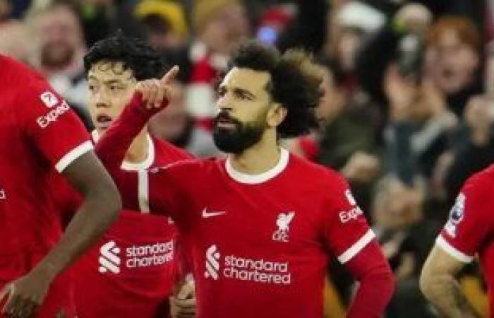 رياضة عالمية : محمد صلاح يسجل أول أهداف ليفربول فى 2024 ويحتفل بطريقة خاصة.. فيديو