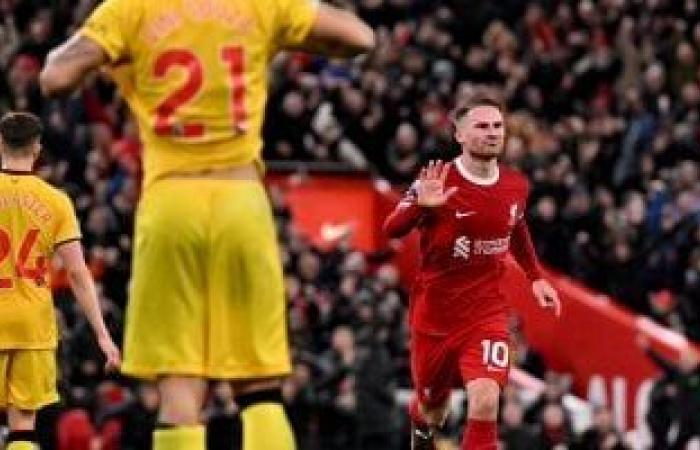 رياضة عالمية : ملخص وأهداف مباراة ليفربول ضد شيفيلد يونايتد 3-1 فى الدورى الإنجليزى