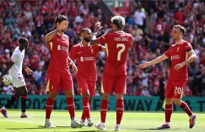 بمشاركة محمد صلاح.. ليفربول يقسو على إشبيلية برباعية وديًا