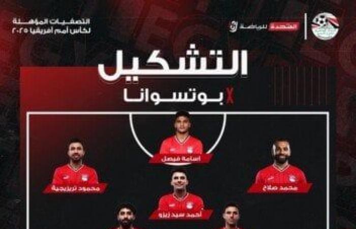 محمد صلاح يسجل هدف منتخب مصر الثالث أمام بوتسوانا «فيديو»