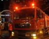 حوادث : اندلاع حريق هائل بمصنع مواد تعبئة في برج العرب