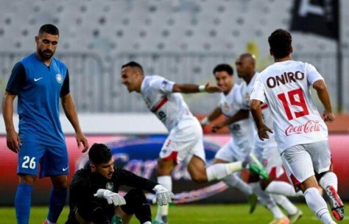 ناصر منسي بقميص هالاند بعد فوز الزمالك على سموحة «صورة»