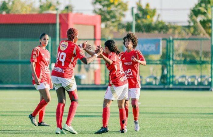 سيدات الأهلي يكتسحن الجونة بنتيجة 11-0 في الدوري الممتاز